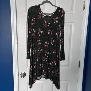 Charlotte Russe Floral Crisscross Dress | M